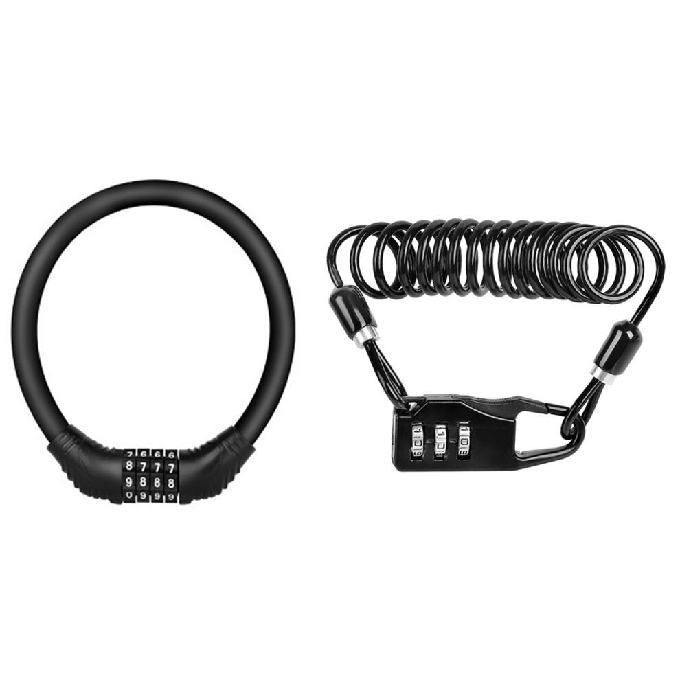 Digital Bicycle Chain Lock Security Anti-Theft Password Lock-Black 4711478484877