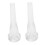 Embouchure de trompette en ABS, taille 3C, blanche 1