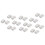 120X aluminium krimplushuls 2 mm diameter staalkabel 4