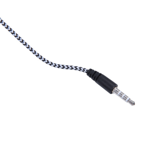 H-169 Καλώδιο Υπογούφερ MP3 MP4 3,5 χιλ., Πλεγμένο, Universal (Χρυσό) 2
