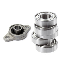 Rolamentos de esferas de metal blindados 6002Z 15 x 32 x 9 mm, 5 peças, prata