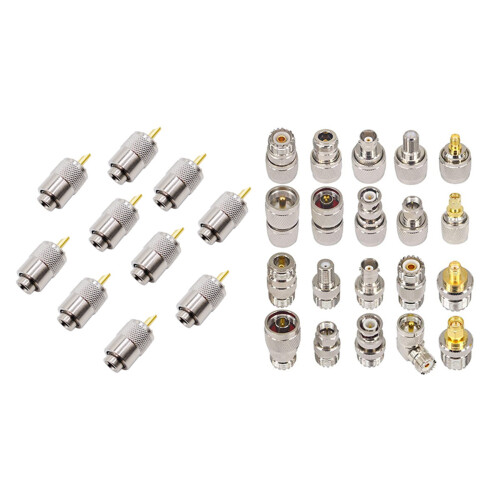 10PCS Stecker UHF Stecker RG8 RG58 Kabel Lug Antenne
