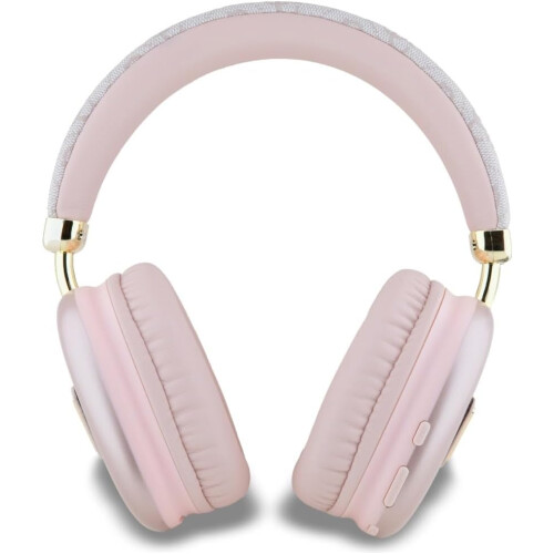 Guess PU Leather 4G Triangle Logo Wireless Headphone Pink -GUBHK1P4TPP 2