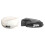Sätesöverdrag för AF17/AF18 motorcykelmodifiering vit 1