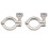 2Pcs Tri-Clamp Steel Single Pin Heavy Duty Tri Clamp with Wing Nut 4