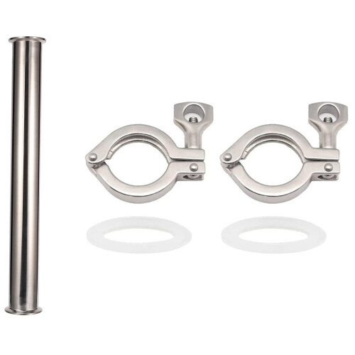 2Pcs Tri-Clamp Steel Single Pin Heavy Duty Tri Clamp with Wing Nut