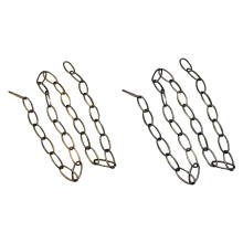 1M Heavy Duty Chain For Vintage Chandelier Hanging Lamp,Pearl black