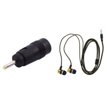 1.1M Reflective Fiber Cloth Line Stereo In-ear Earphone Golden