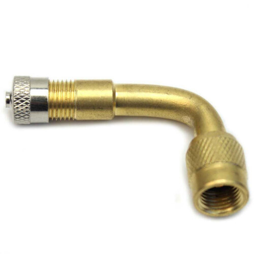 Motorrad Auto Reifen Ventil Verlaengerung Adapter-90 Grad Kurve 2
