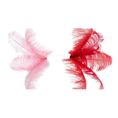 10 stuks struisvogelveren bruiloftsfeestdecoratie rood 20-25 cm 1
