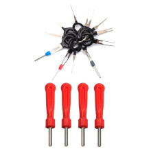 4 piezas Extractor de núcleo de válvula de neumático Herramienta de reparación de neumáticos Destornillador