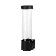 Pappbecher Organizer (Paper cup organizer) Wandmontierter KunststoffWasserspender (Black L)