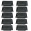 10 τεμάχια Hook Rack Wall Mount Home Studio Display για κιθάρα-μπάσο 5
