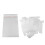 200 sacos plásticos transparentes autoadesivos de 7 cm x 13 cm com fecho removível 1