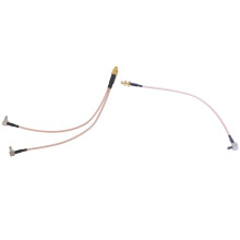Cavo coassiale a spirale SMA femmina a TS9 maschio da 8 pollici RG316