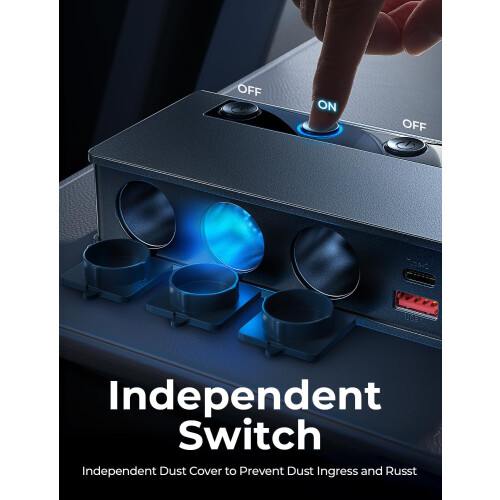 9 in 1 Car Cigarette Lighter Multi Socket 1