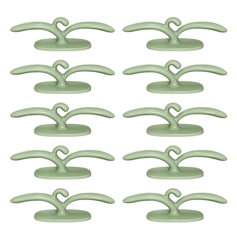 10 Pcs. Cable Organizer For Kitchen Appliances Cable Winder For Kitchen Mixer Cable Winder For Coffee Machine Green Ref: 8251 6493810226274