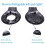 1 Pair Earphone Inner Shell Replacement for Studio 3.0 Black 7