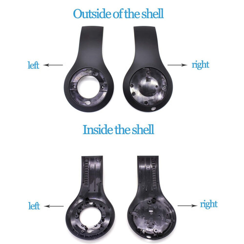 1 Pair Earphone Inner Shell Replacement for Studio 3.0 Black 2