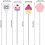 8 Pack Silicone Makeup Drop Spatula Scrapers Jar Scraper for Kitchen 6