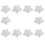 10 Sets 80mm DIY Fillable Balls Clear Plastic Ornaments Balls 5