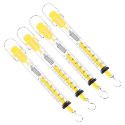 4 pieces spring scale dynamometer ton fishing scale force meter