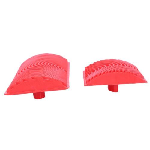 2pcs Wood Graining Grain Rubber Patin Painting Wall Decoration Tools 2