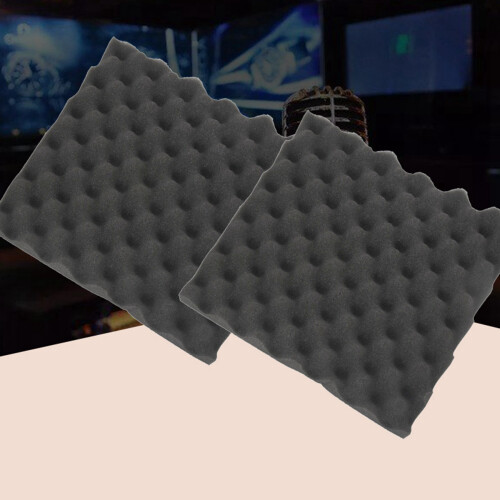 6X 30X30X4CM Telhas de espuma acústica à prova de som Absorção de ruído 2