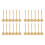 12pcs/Set Shape Coffee Spoon Stainless Steel Dessert Spoon(gold) 1