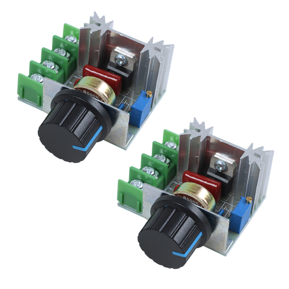 Regulateur Voltage Controleur Vitesse Dimmer Scr 2000W Ac 220V 4711478402413