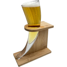 Viking Beer Horn Glass with Stand 17oz/480ml