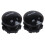 12V-24V Coche Motocicleta LED rojo Impermeable Voltimetro Negro 1