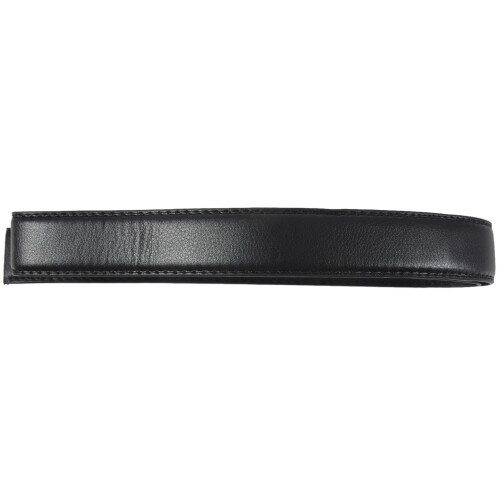 Πολυτελής ανδρική δερμάτινη ζώνη με αυτόματο λουράκι μέσης χωρίς αγκράφα, μαύρη 1
