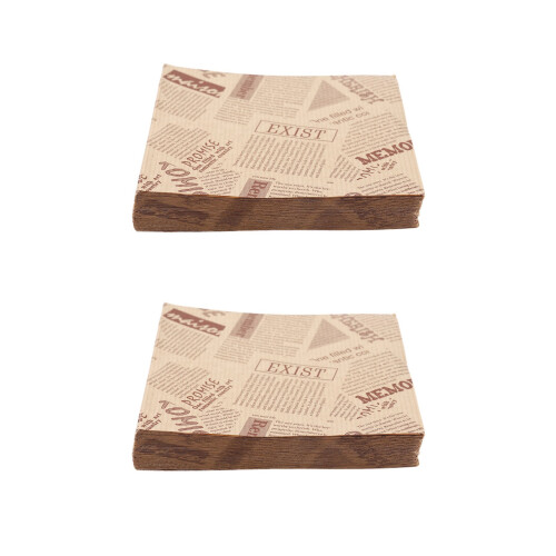 200 τεμάχια σακούλες 12x12cm, αδιάβροχες για ψωμί, αρτοποιείο, συσκευασία τροφίμων Kraft