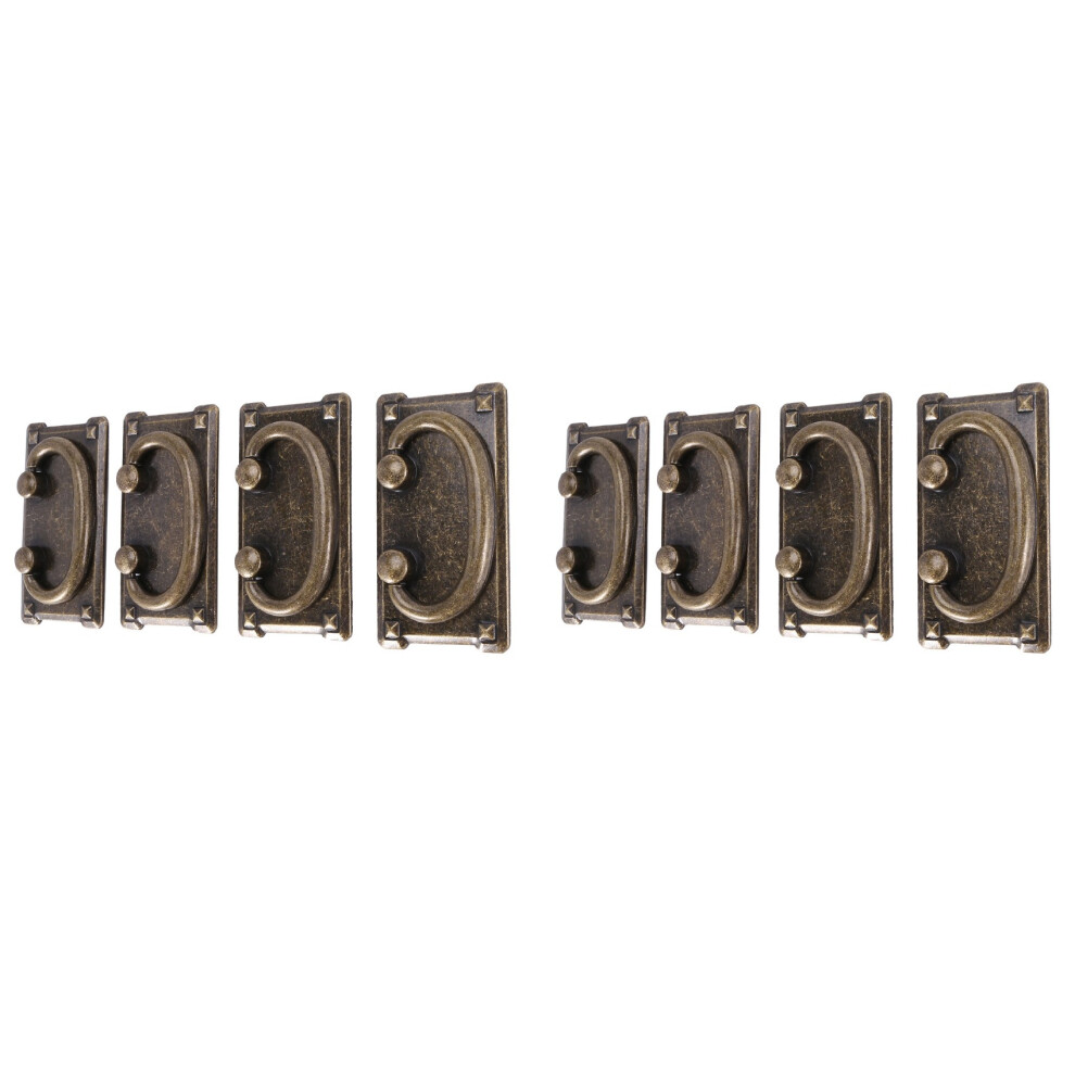 8Pcs Vintage Antique Bronze Drawer Ring Pull Handles,Furniture Handle 4711478404684