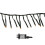 Premier 18.5m 1440 LED Christmas Cluster Multi-Action String Lights with Timer in Vintage Gold 7