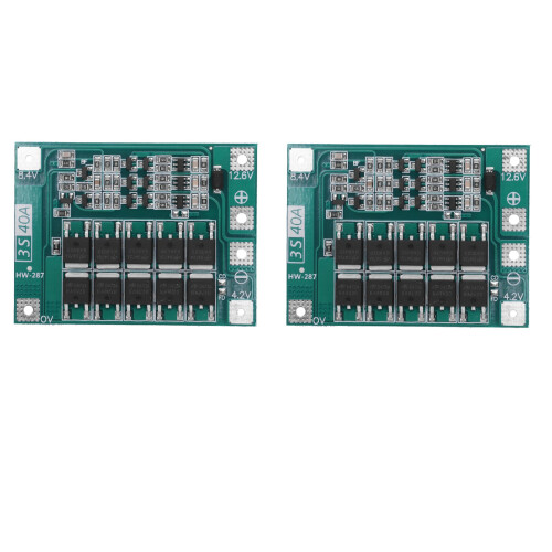 2X 3S 18650 Lithium Battery Charger Protection Board for Drill Motor