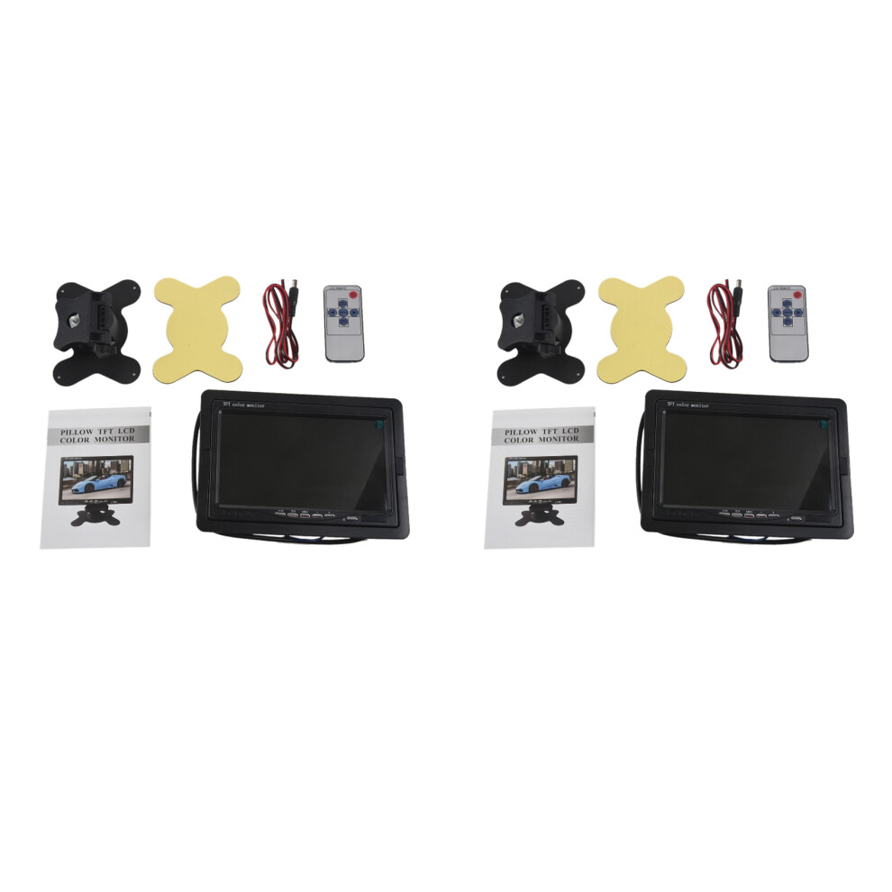 12V-24V 7 Inch Tft Lcd Color Hd Monitor For Car Cctv Reverse Rear 4711478405254