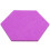 Conjunto de 6 quadros de feltro hexagonais autoadesivos para memorandos 5,5 x 5 x 0,2 polegadas 5