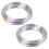Filo di alluminio da 3 mm, filo d'argento da 10 m, argilla per bonsai e modelli 1