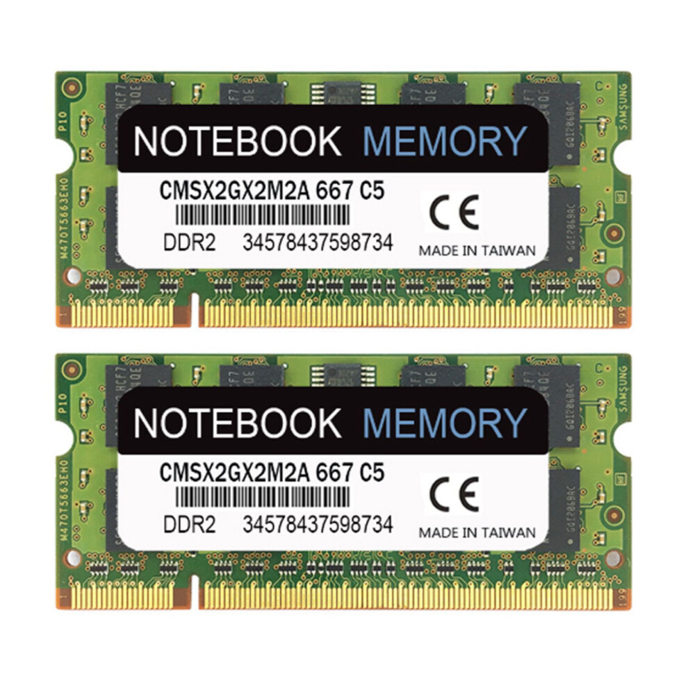 2Gb Ddr2 667Mhz Pc2-5300 Ddr2 667 (240 Pin) Sodimm Laptop Memory 4711478409573