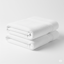 (2x White) Extra Large Super Jumbo Bath Sheet Towel 100% Egyptian Cotton Bath Sheets
