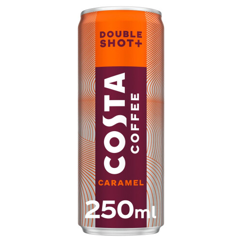 Costa Coffee Costa Coffee Double Shot Plus Caramel 250ml (Pack of 12)