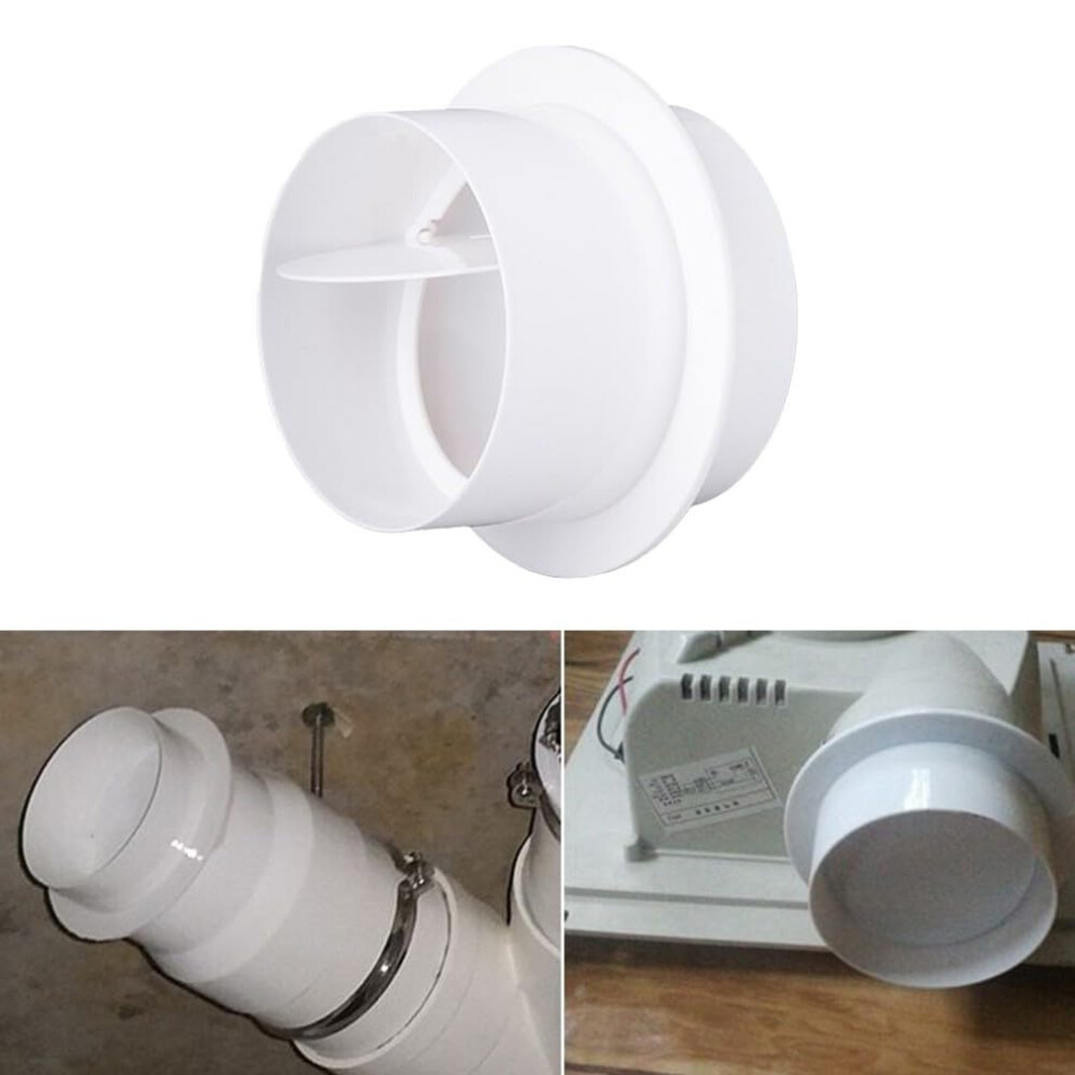 Efficiently Manage Airflow With A Round Pvc Retraction Damper For Your Home's Fans (120Mm) 120 Mm. 6276012003245