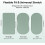 Cozy crib sheet, comfortable cotton bedding, suitable for multiple shapes, oval, rectangular style 11 2