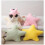 Star Plush Cushion, Soft Fluffy Star Shape for   , Pink 18 cm 3