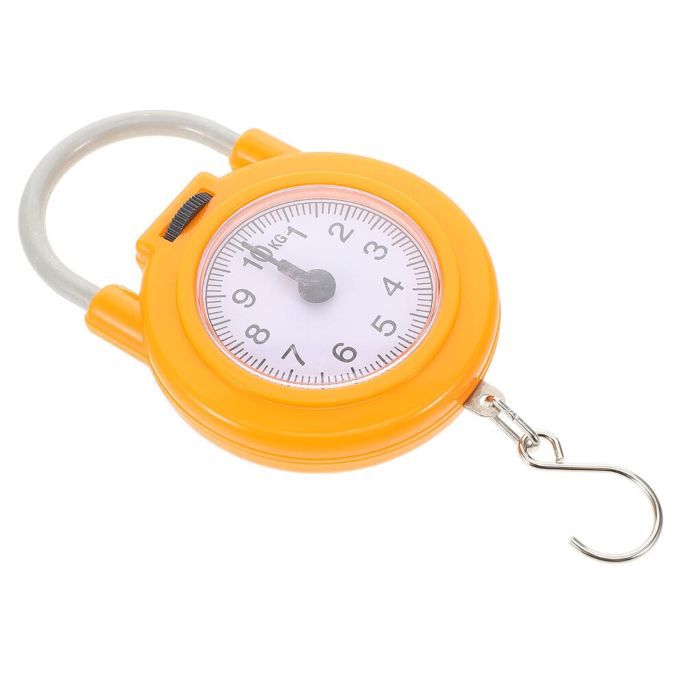 Spring Scales Luggage Scales with Hooks Hanging Scales Luggage Scales Suitcase Scales Metal Yellow-image-OPC-PJ2S6S9-NEW
