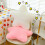 Star Cushion for Babies and , Plush, White 50cm 2