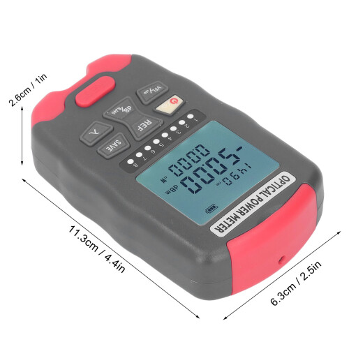 30KM Glasfaser-Leistungsmesser VFL LED-Tester –50 bis +26dBm 1