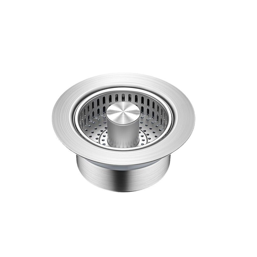 1 Piece Sink Plug, Drain Strainer With Stainless Steel, Anticlogging Universal Fit 6493810233906